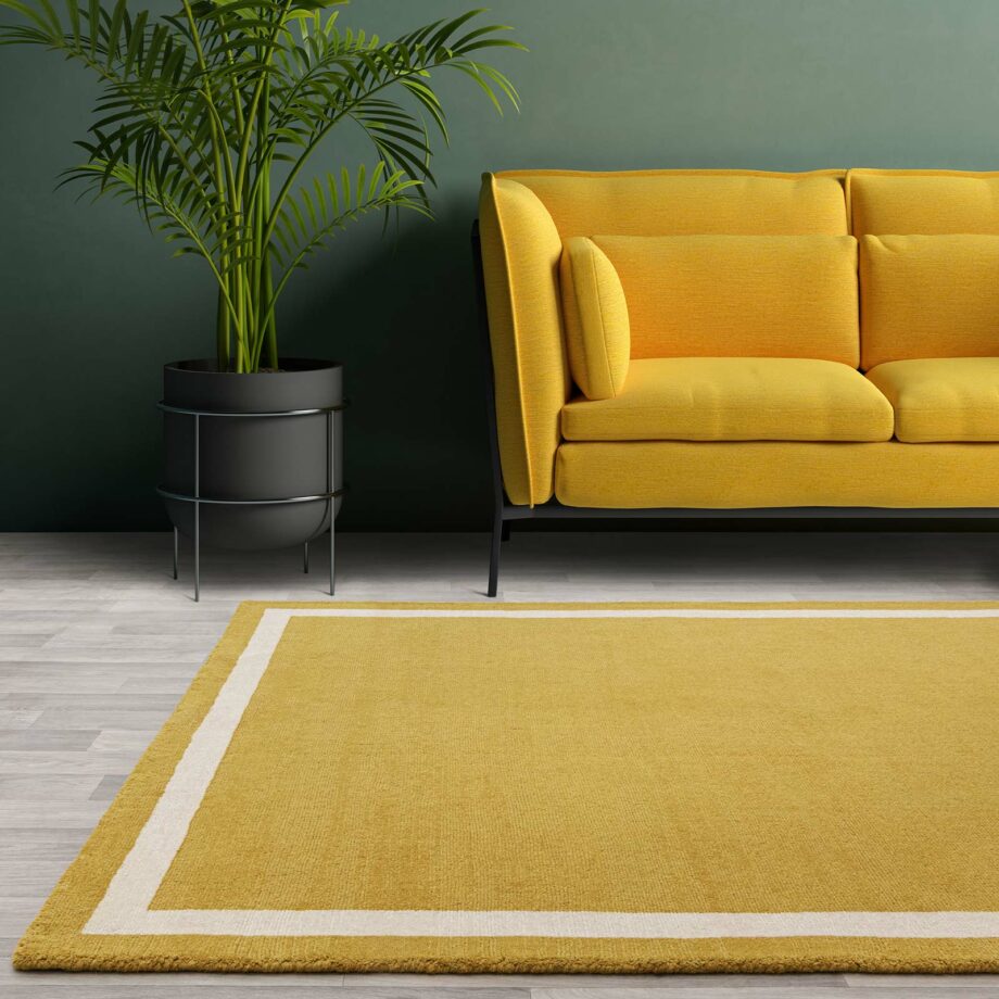 Asiatic carpet Albi Ochre interior new square