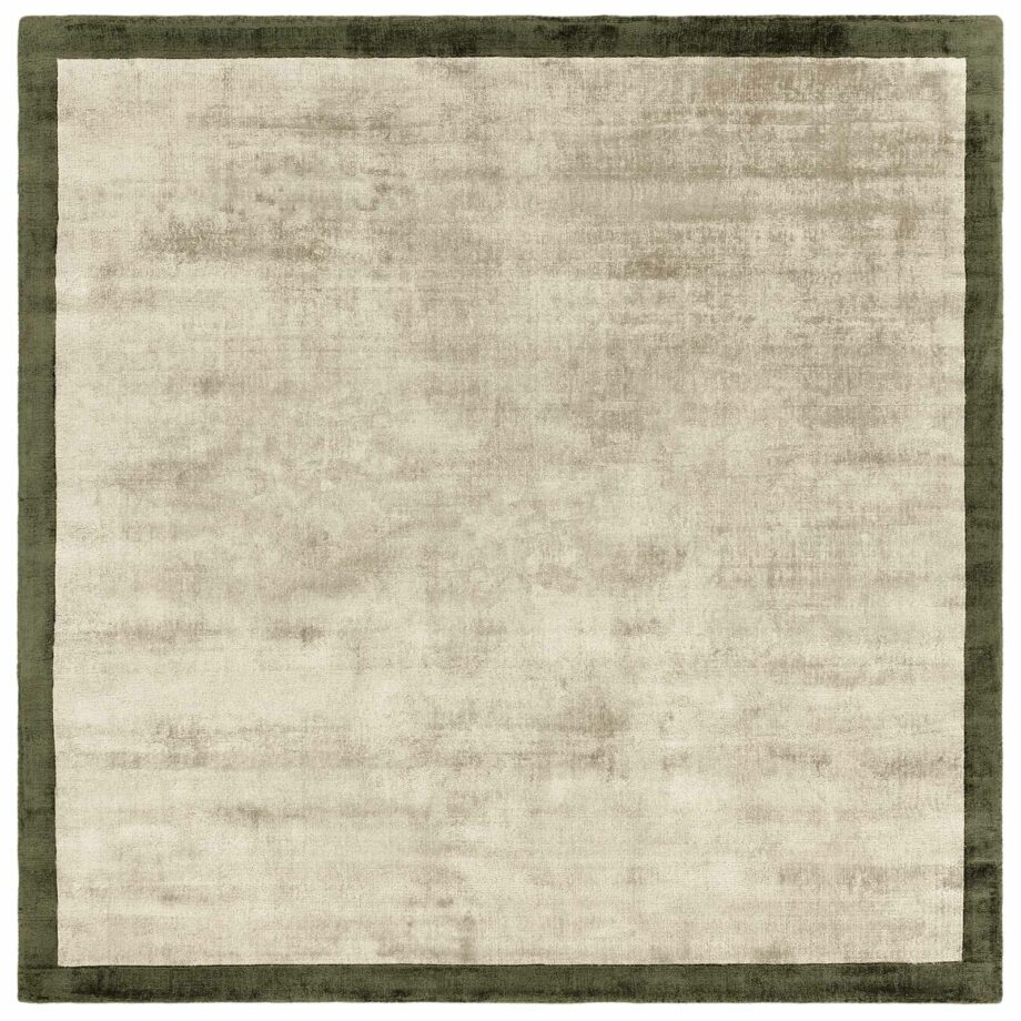 Asiatic carpet Blade Border 05 Sage Olive new Square square
