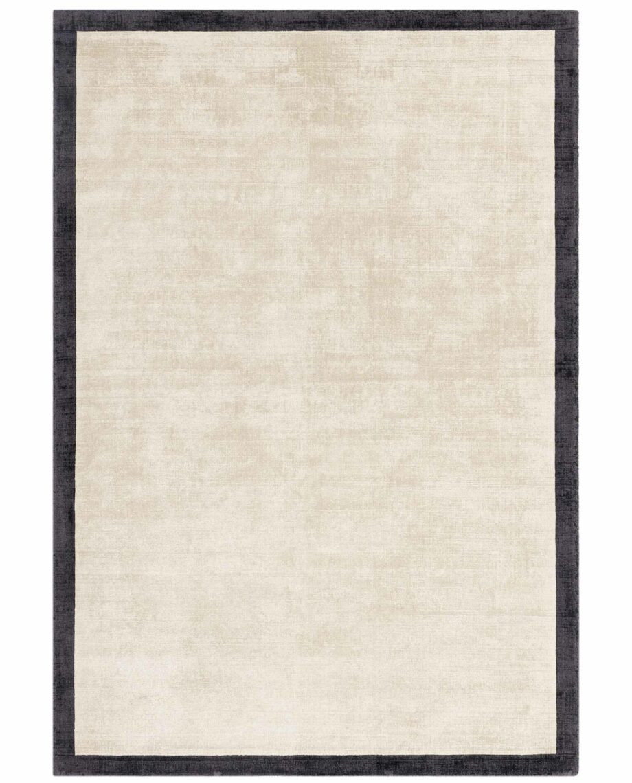 Asiatic carpet Blade Border Putty Charcoal new new