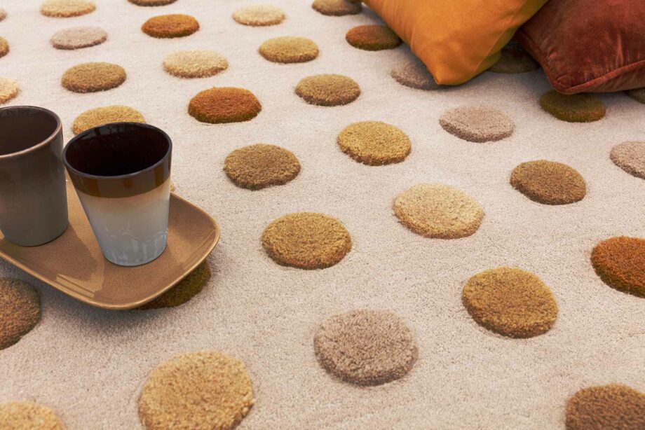Asiatic carpet Dotty Gold CL