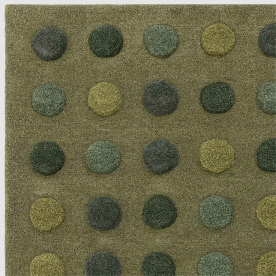 Asiatic carpet Dotty Green 2