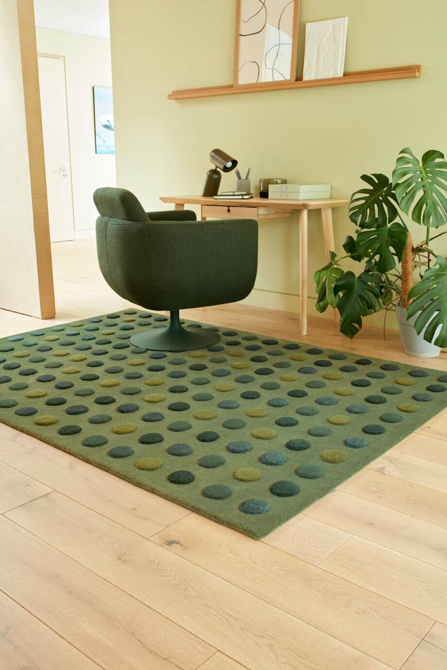 Asiatic carpet Dotty Green interior v2
