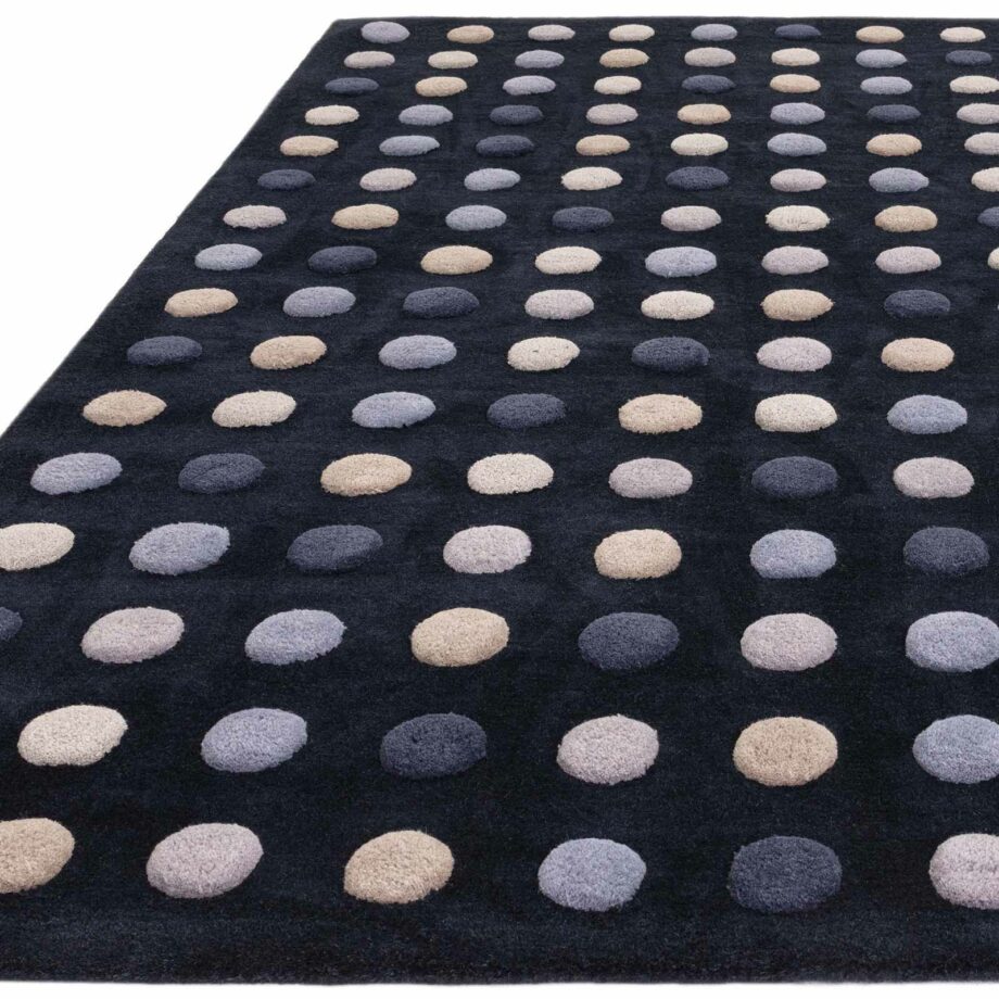 Asiatic carpet Dotty Navy 1