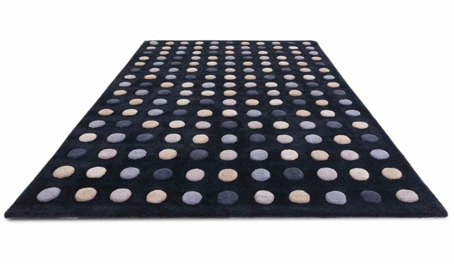 Asiatic carpet Dotty Navy 3D