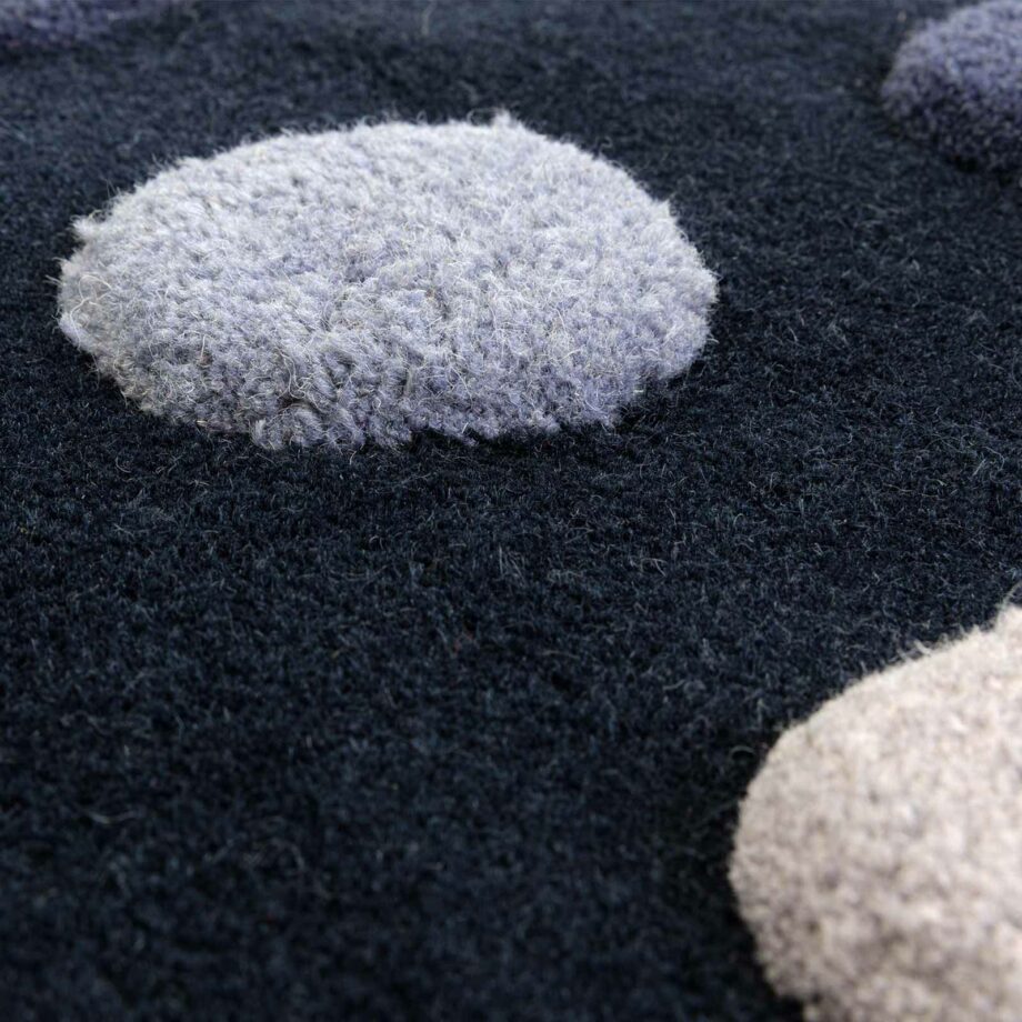Asiatic carpet Dotty Navy 4