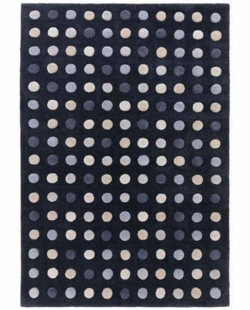 Asiatic carpet Dotty Navy N