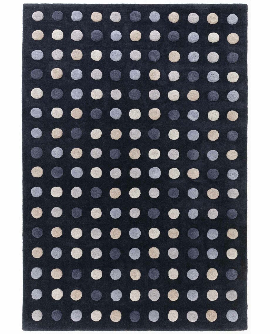 Asiatic carpet Dotty Navy N