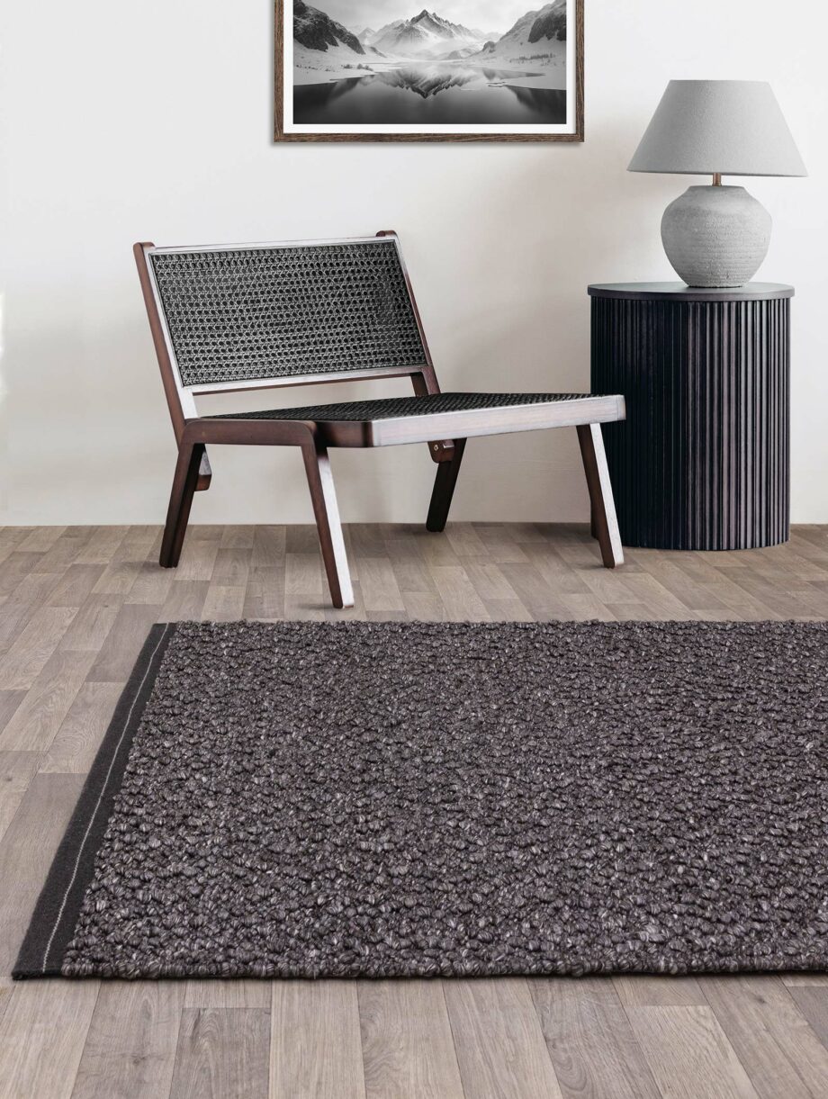 Asiatic carpet Elm charcoal interior