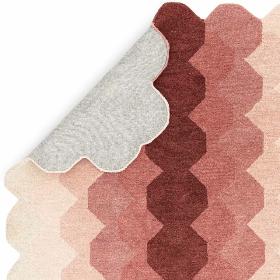 Asiatic carpet Hive Pink 3