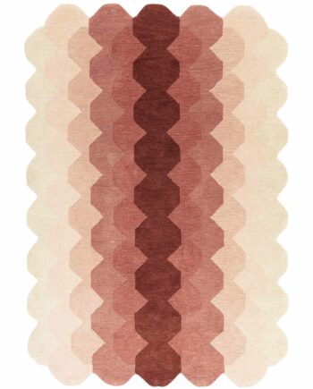 Asiatic carpet Hive Pink
