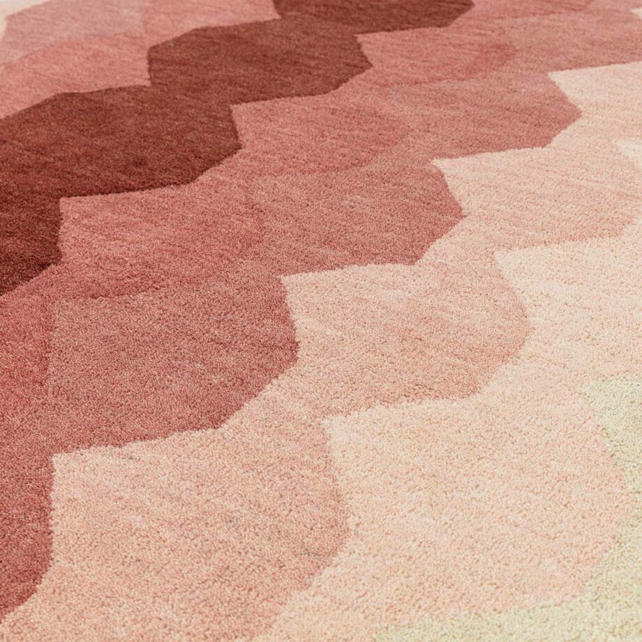 Asiatic carpet Hive Pink 4