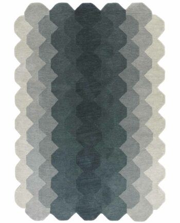 Asiatic carpet Hive Teal