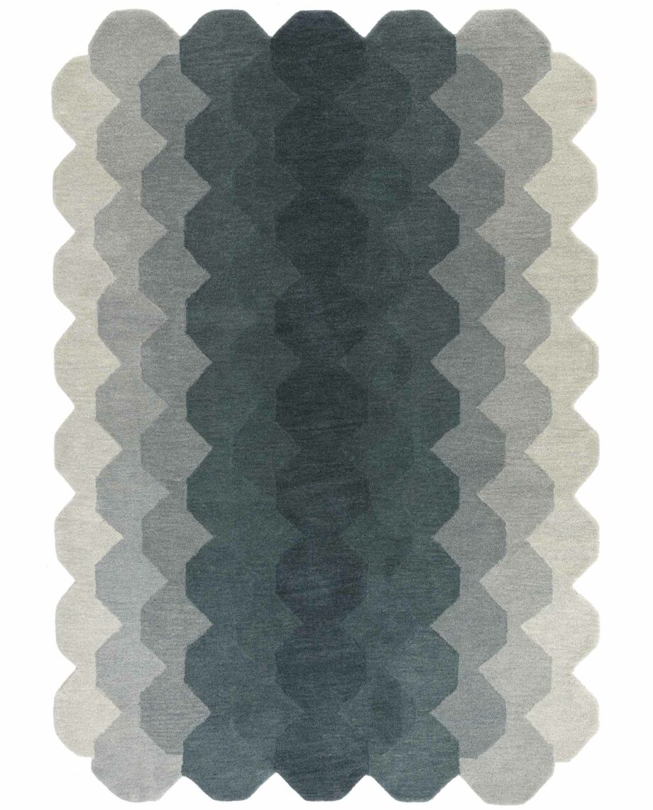 Asiatic carpet Hive Teal