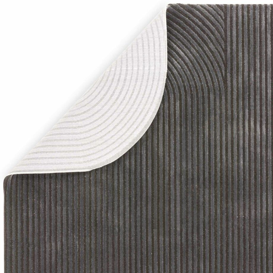 Asiatic carpet Kuza Shape Black Charcoal 3