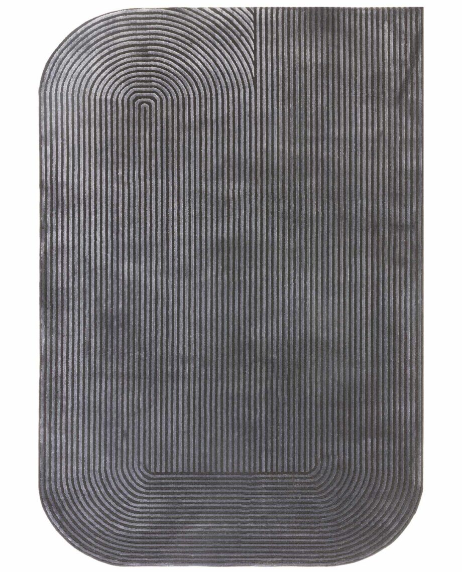 Asiatic carpet Kuza Shape Black Charcoal