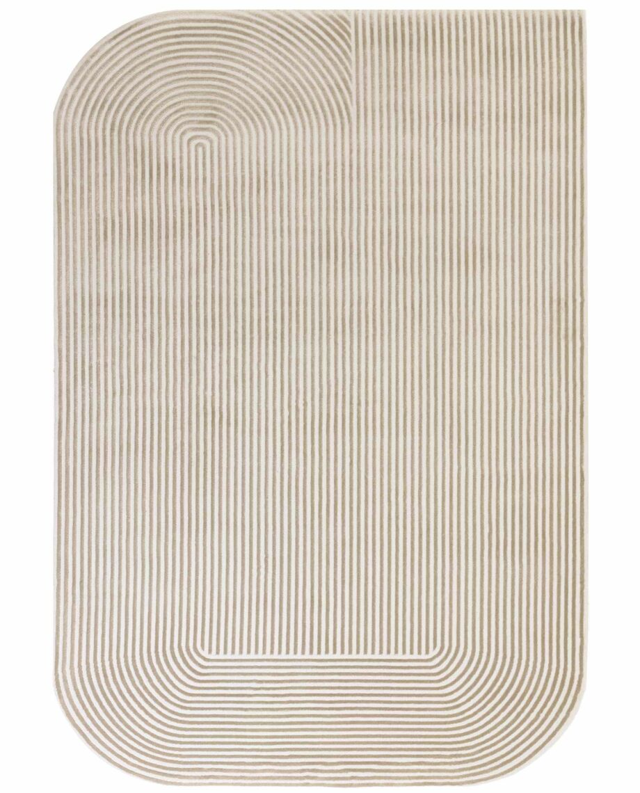 Asiatic carpet Kuza Shape Gold Cream
