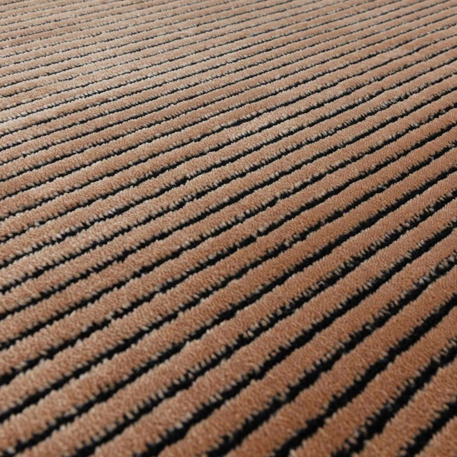 Asiatic carpet Kuza Stripe Terracotta 4