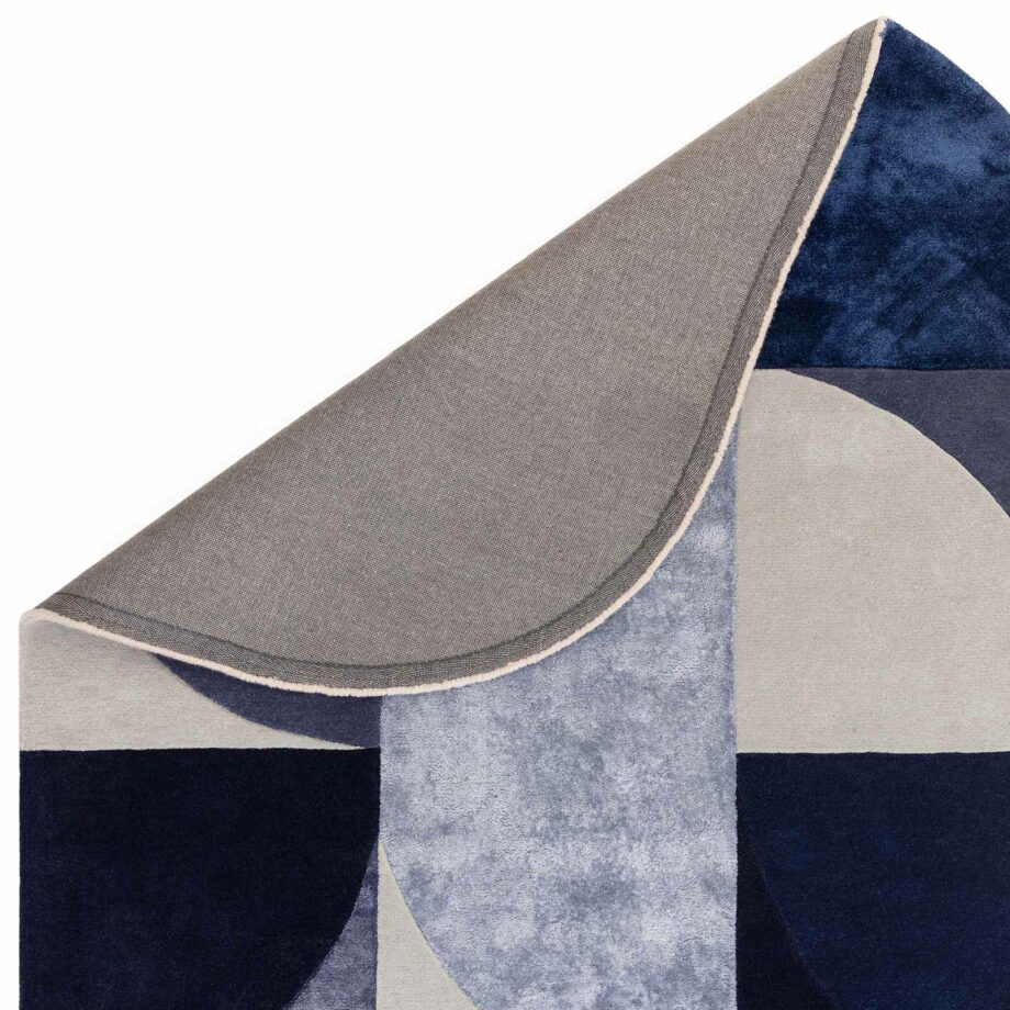 Asiatic carpet Matrix 74 Oval Indigo 3