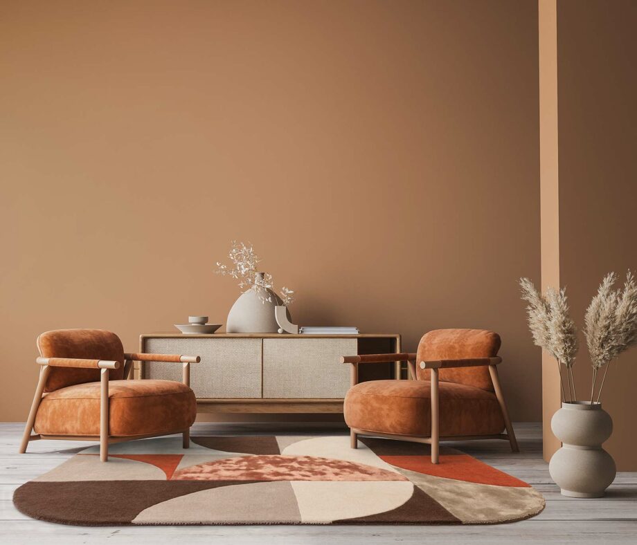 Asiatic carpet Matrix 77 Oval Spice interior