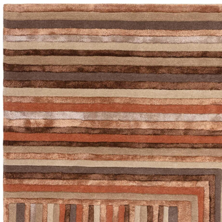 Asiatic carpet Matrix 80 Network Terracotta 2