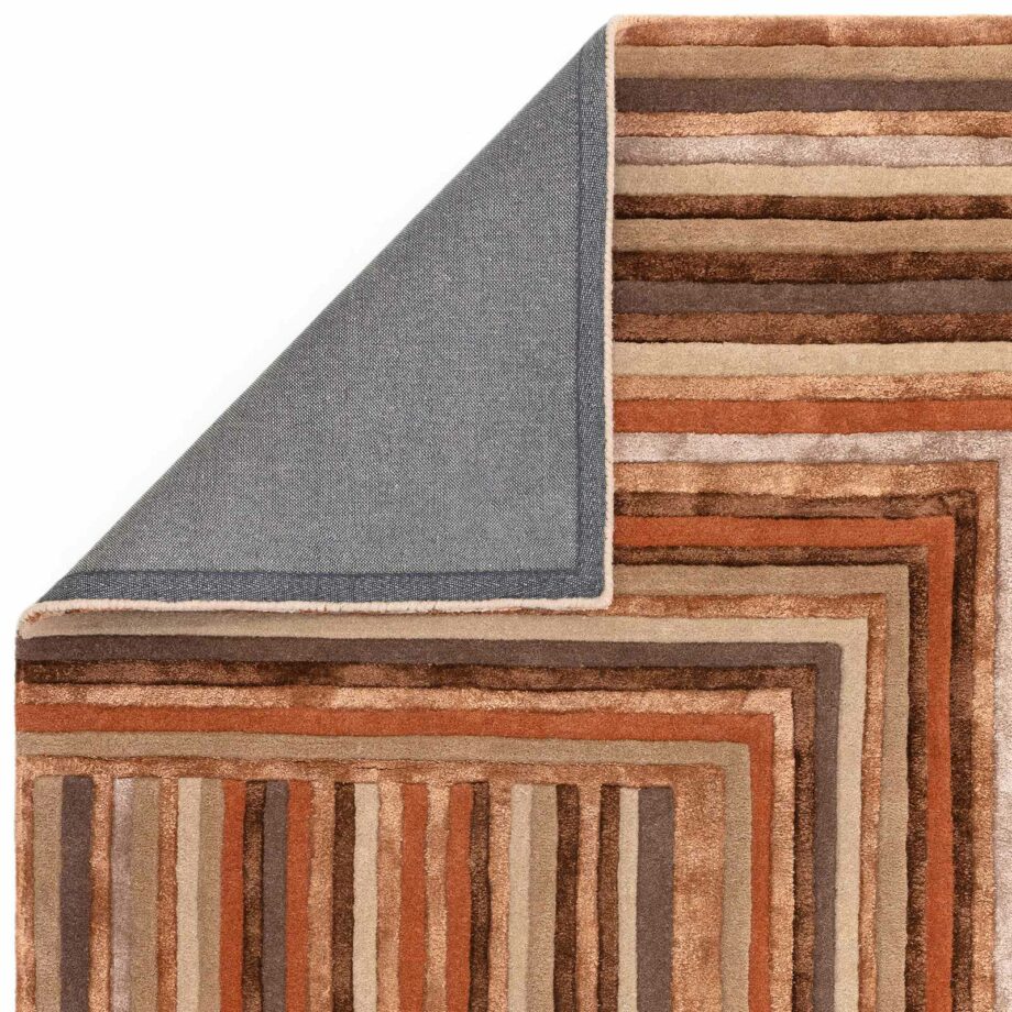 Asiatic carpet Matrix 80 Network Terracotta 3