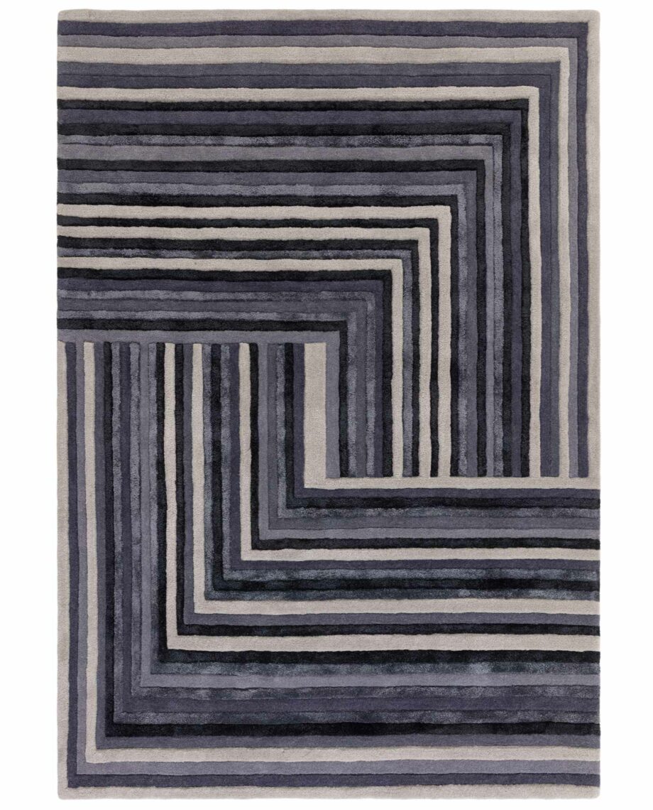 Asiatic carpet Matrix 81 Network Indigo