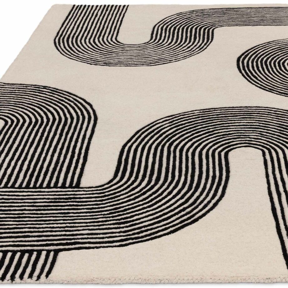 Asiatic carpet Matrix 87 Arches Black 1