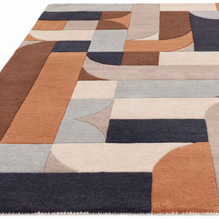 Asiatic carpet Matrix 88 Klotski Terracotta 1