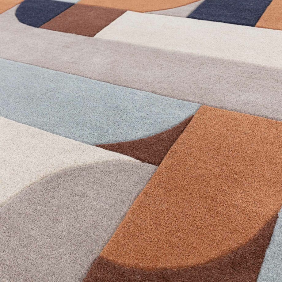 Asiatic carpet Matrix 88 Klotski Terracotta 4