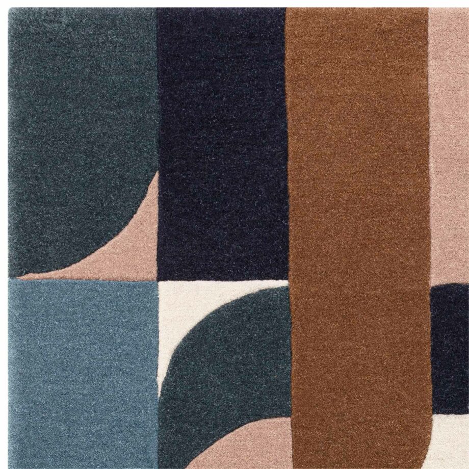 Asiatic carpet Matrix 89 Klotski Teal 2