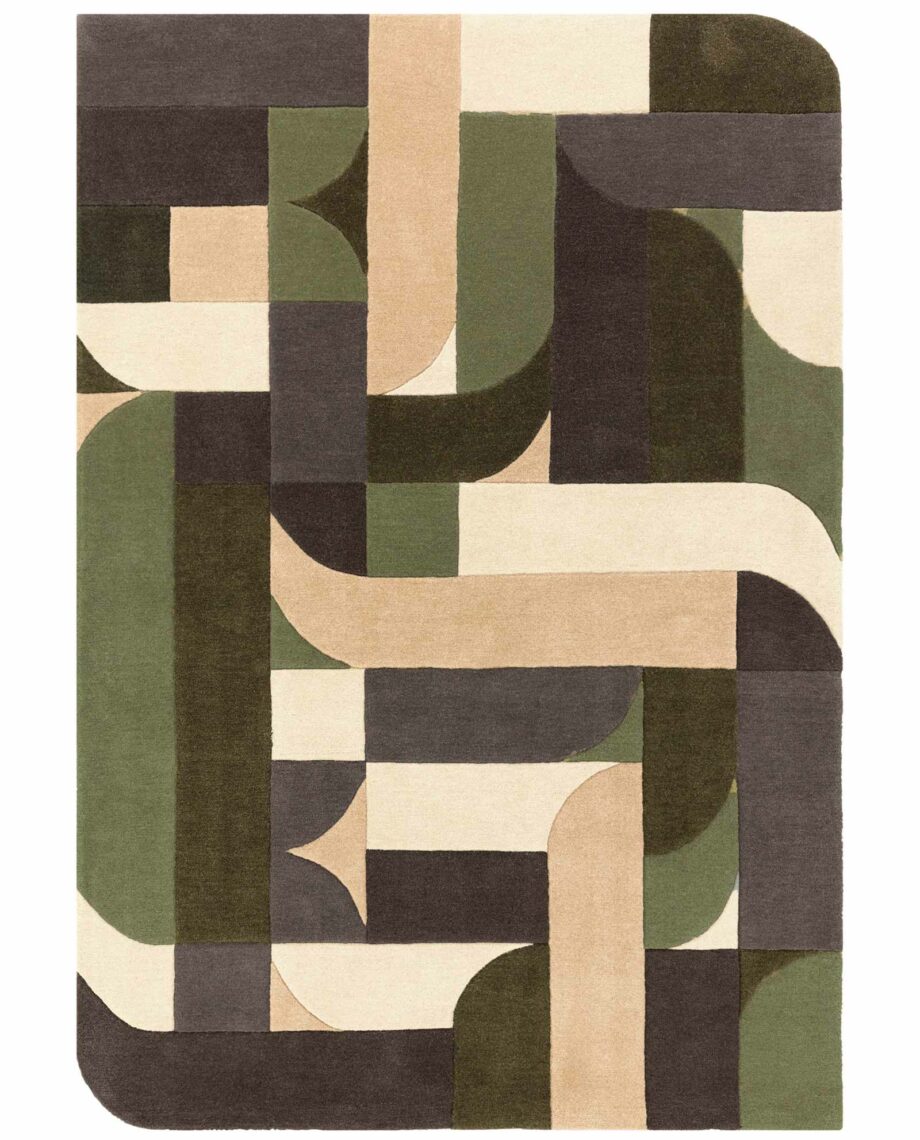 Asiatic carpet Matrix 90 Klotski Sage