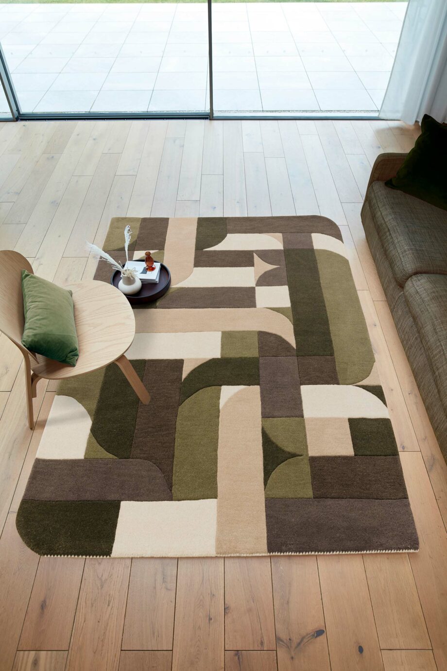 Asiatic carpet Matrix 90 Klotski Sage interior 1
