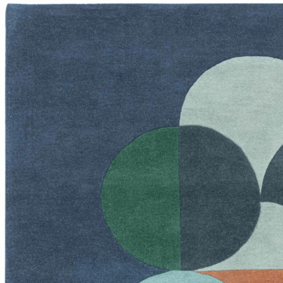 Asiatic carpet Matrix 91 Statement Navy 2