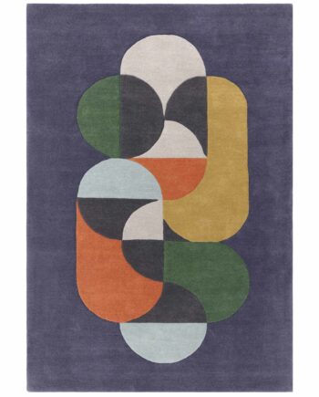 Asiatic carpet Matrix 91 Statement Navy