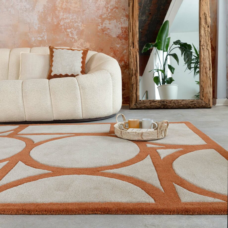 Asiatic carpet Metro Rust interior new