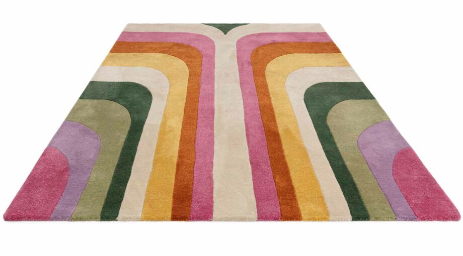 Asiatic carpet Romy 01 Retro Pink 1 3D