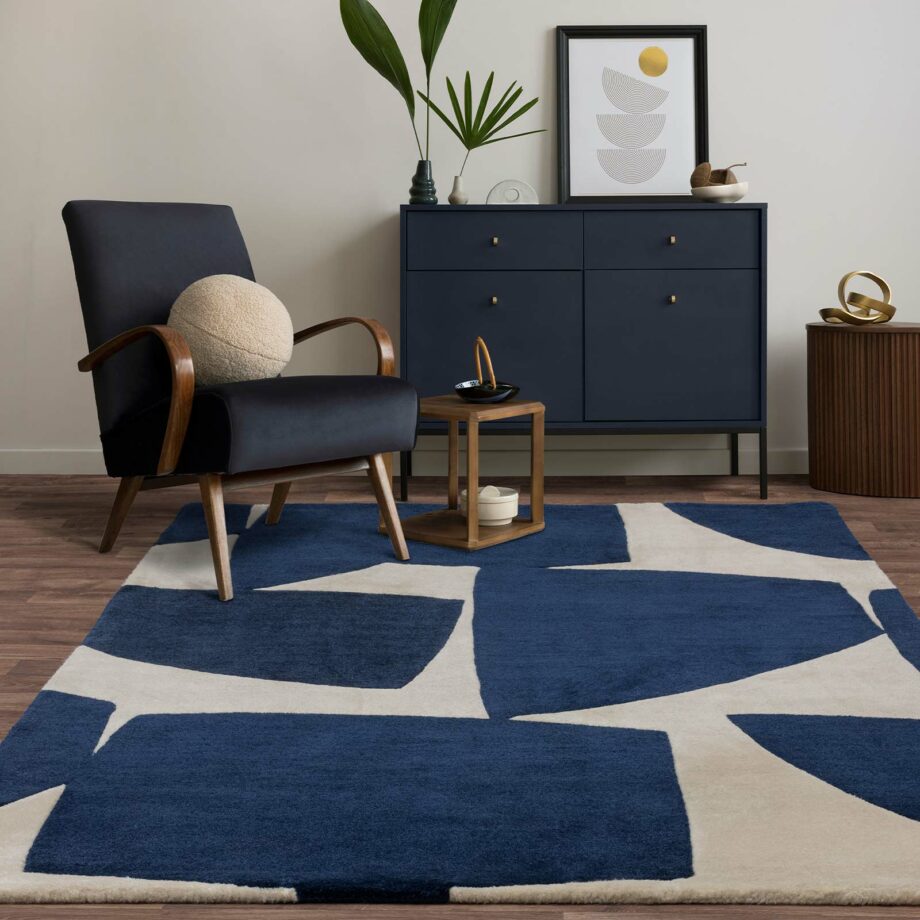 Asiatic carpet Romy 03 Kite Bue interior square