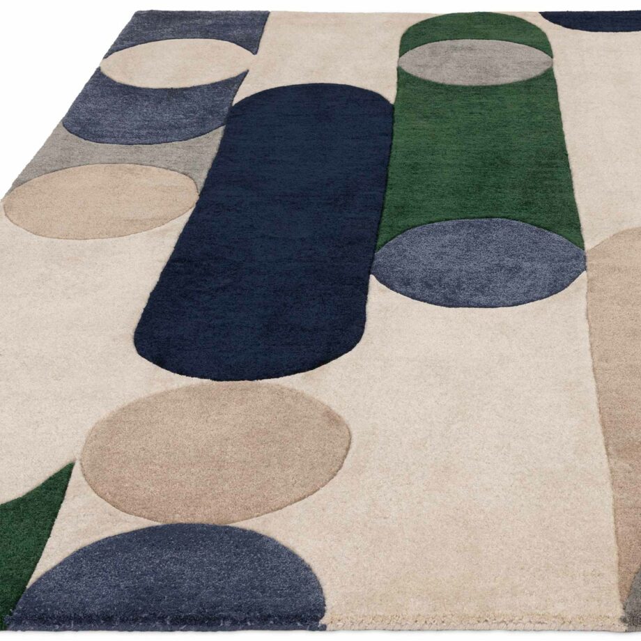 Asiatic carpet Romy 08 Morse Blue 1