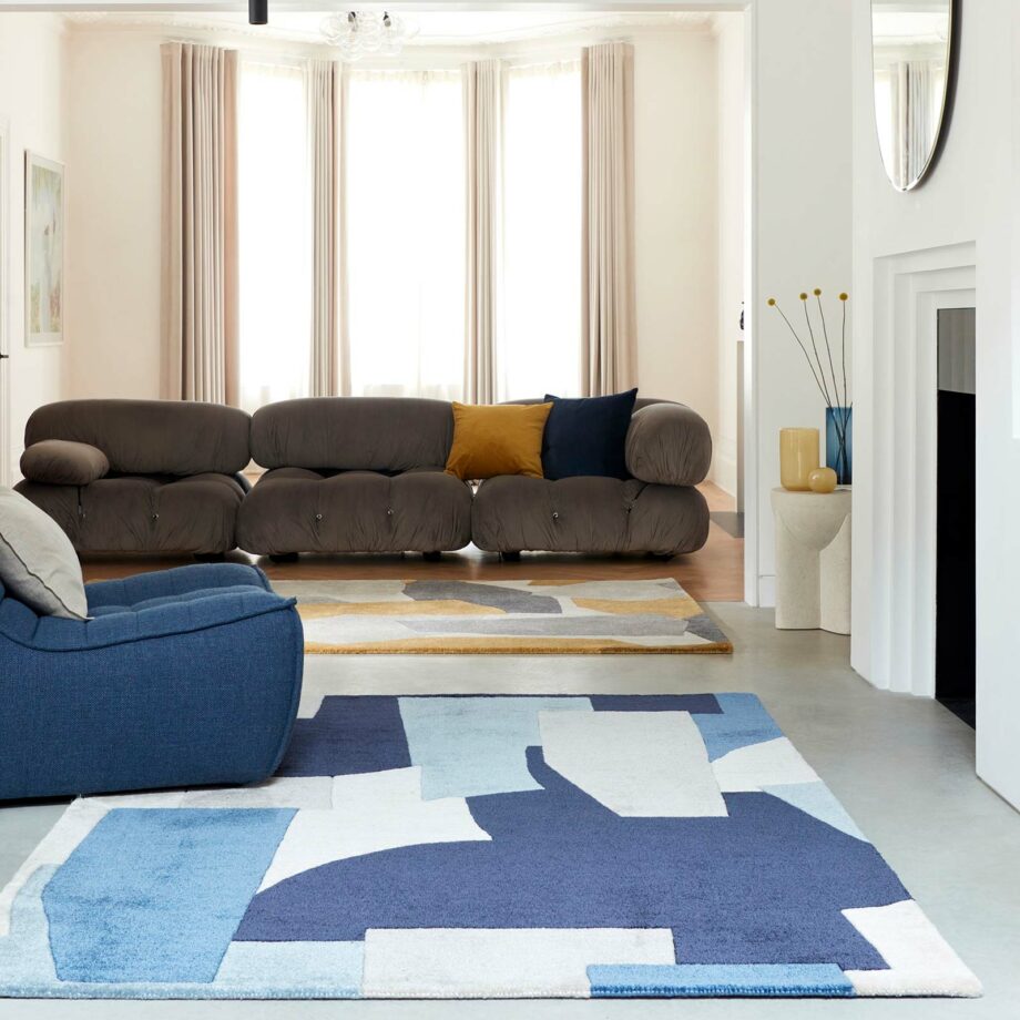 Asiatic carpet Romy 11 Elements Blue interior square
