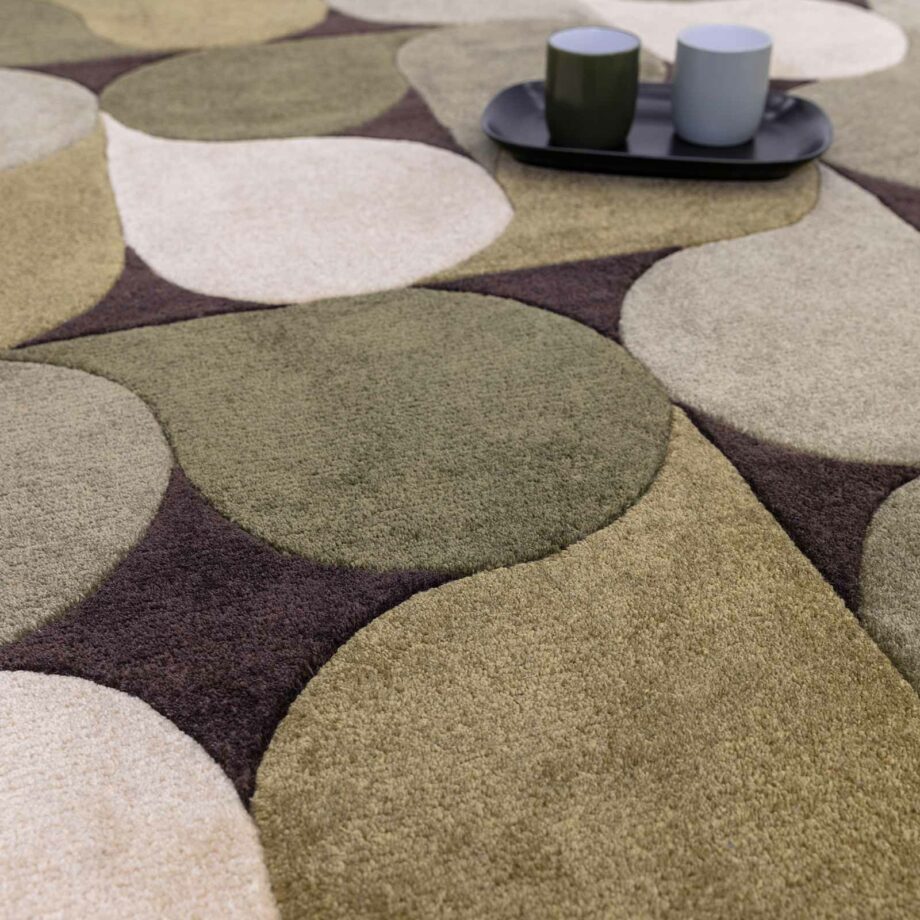 Asiatic carpet Romy 15 Jive Green square