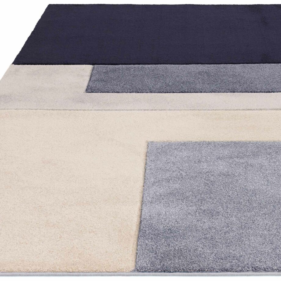 Asiatic carpet Sketch SK13 Blocks Blue 1
