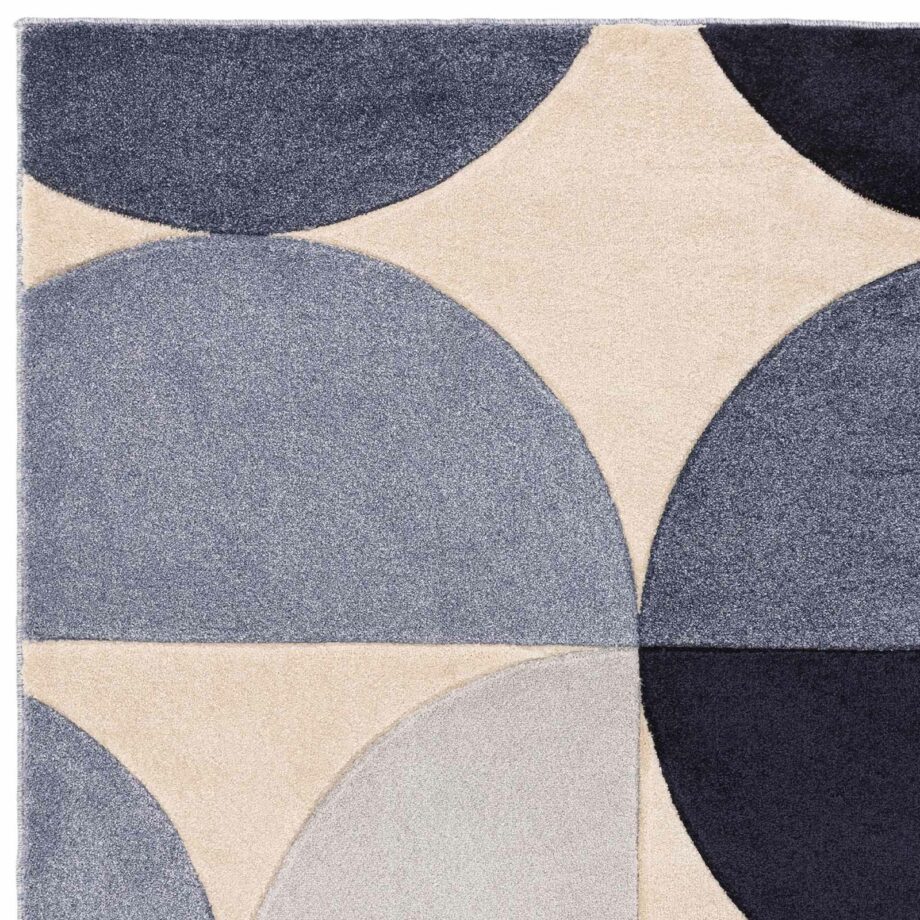 Asiatic carpet Sketch SK14 Curve Blue 2