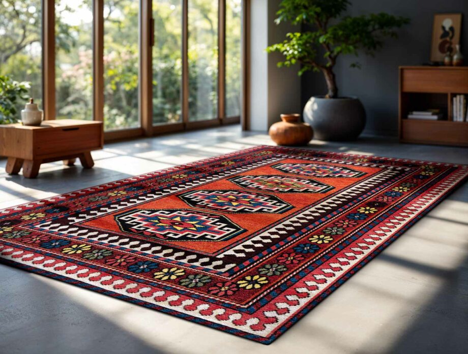 Louis De Poortere carpet Antiquarian Antalia 9844 Antalia Red Mix ambiance
