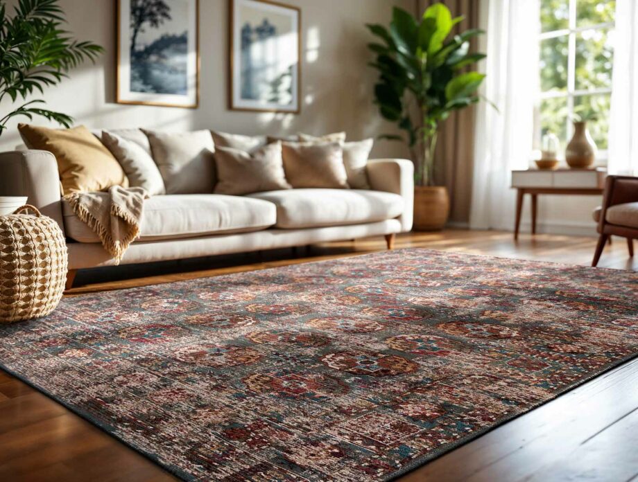 Louis De Poortere carpet Antiquarian Kasak 9845 Kasak Almati Ambiance