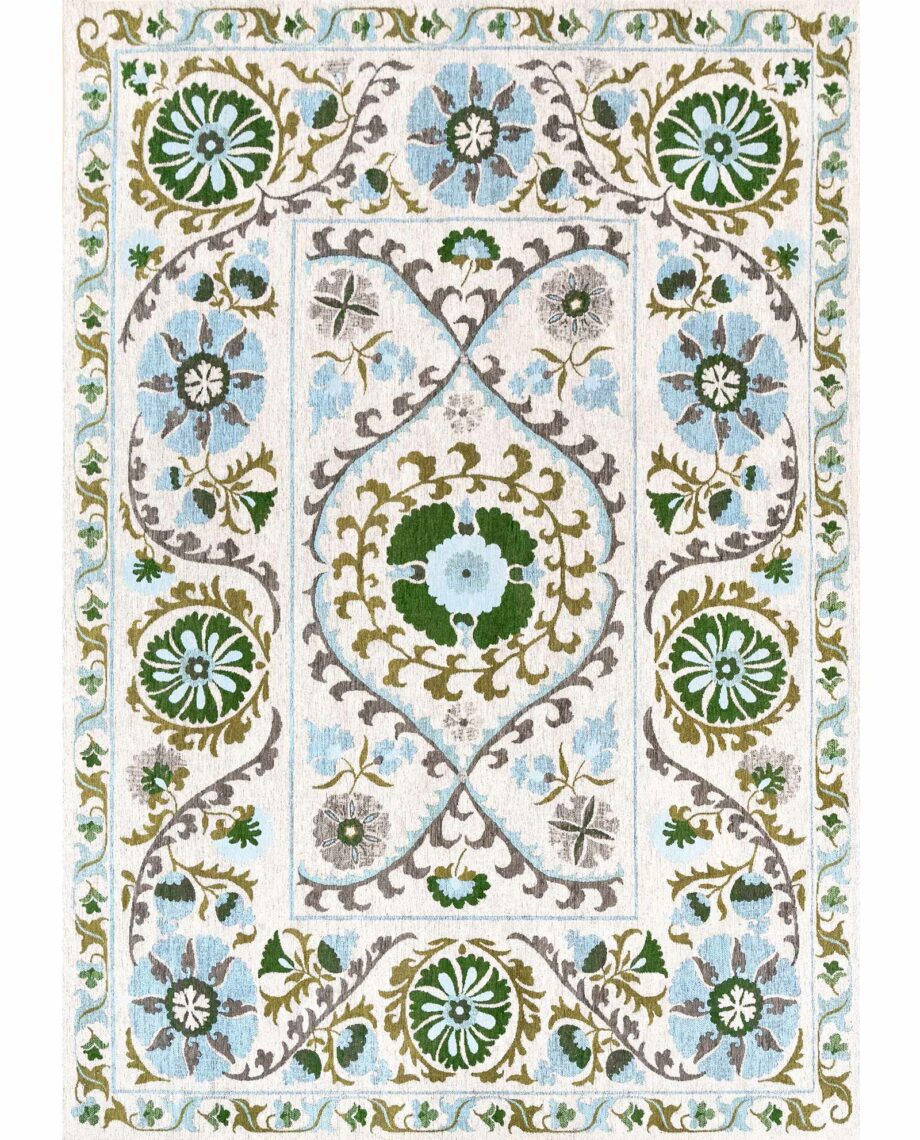 Louis De Poortere carpet Antiquarian Suzani 9732 Slavia