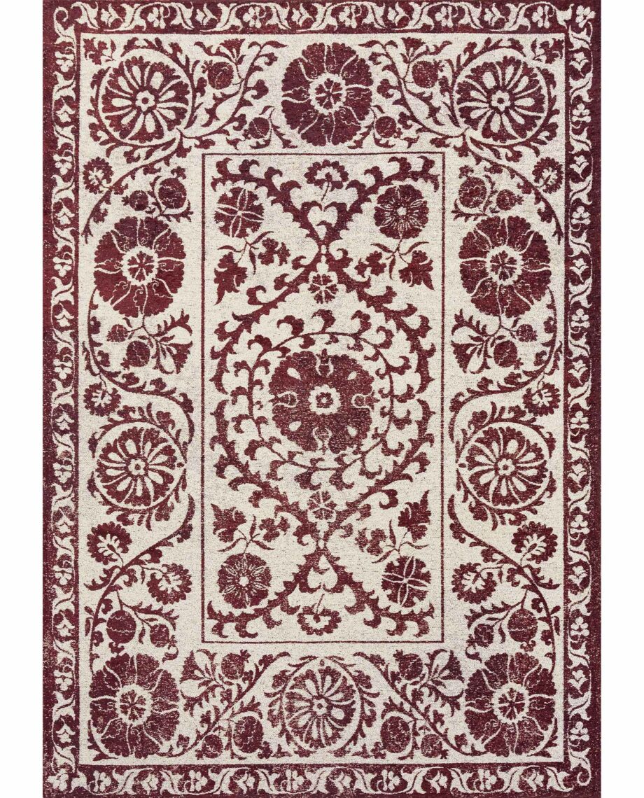 Louis De Poortere carpet Antiquarian Suzani 9734 Zephyr