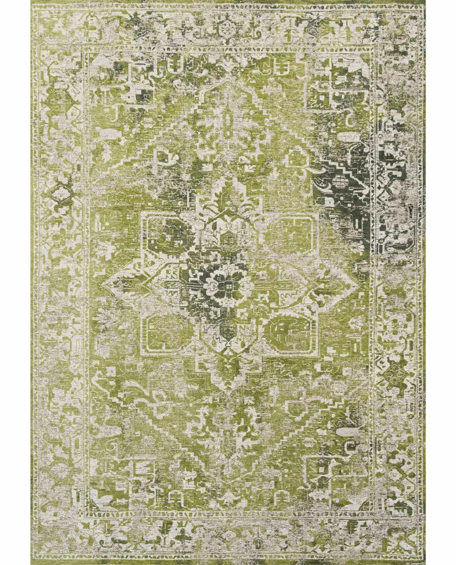 Louis De Poortere carpet Antiquarian Tabriz 9645 Olive Wood