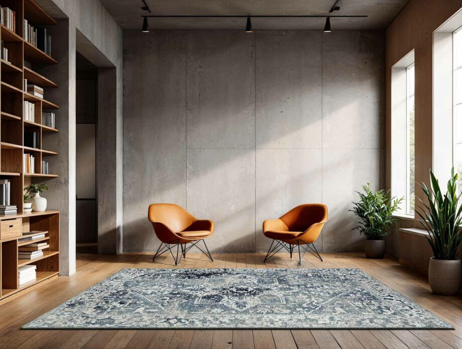 Louis De Poortere carpet Antiquarian Tabriz 9646 Atlantide Ambiance