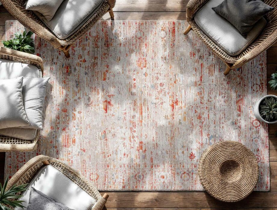 Louis De Poortere carpet Antiquarian Ushak 9836 Galata Sunset Ambiance 2