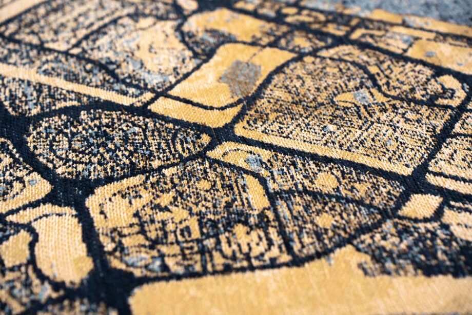 Louis De Poortere carpet Cities Dubai 9698 Gold Sea zoom 5